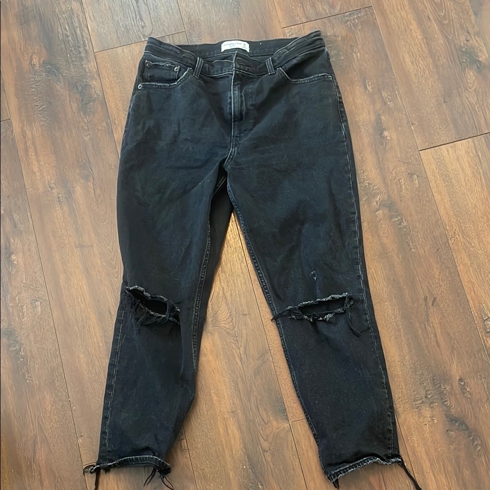 High rise mom jeans